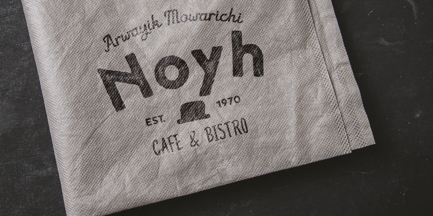 Przykład czcionki Noyh A Cafe Shadow